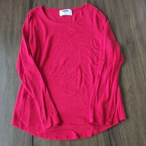 Old Navy red girls sweater